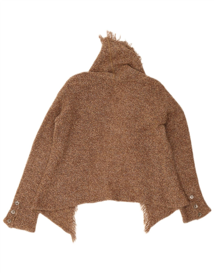 Liu Jo Womens Open Cardigan Sweater UK 10 Small Beige