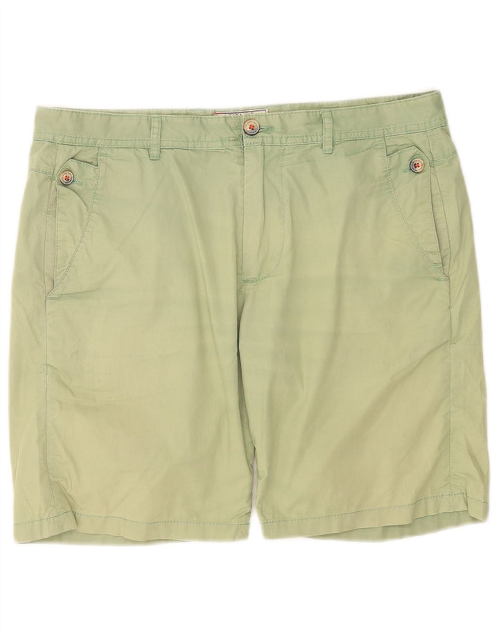 Zara Mens Chino Shorts EU 40 Medium W31  Green