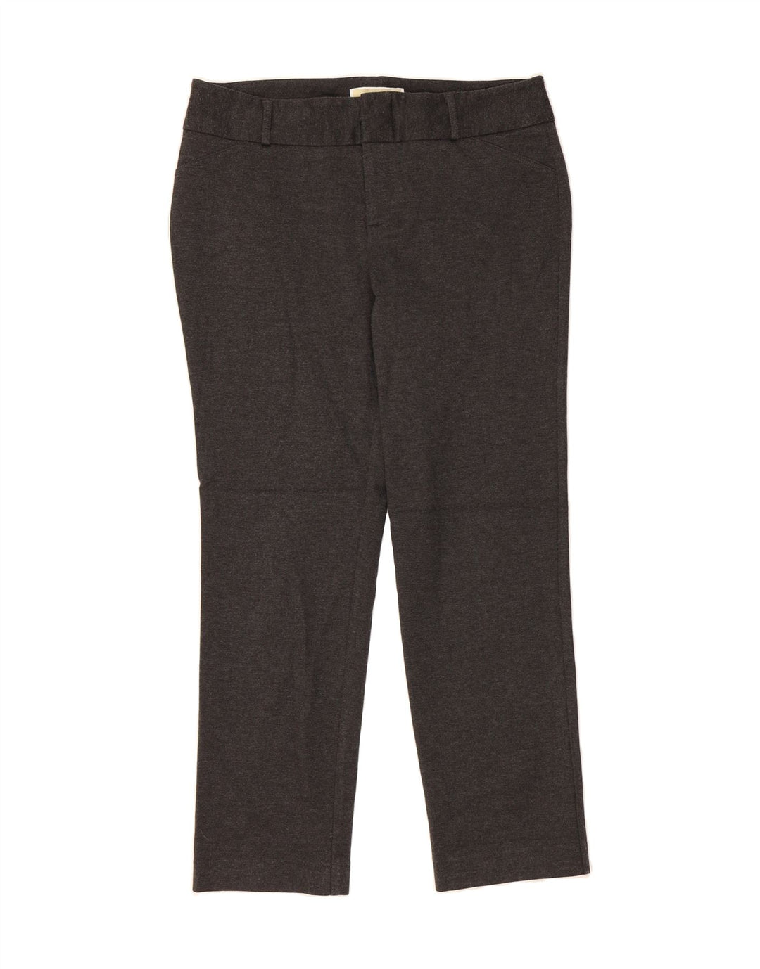 MICHAEL KORS Womens Straight Cropped Trousers US 8 Medium W32 L26 Grey Vintage Michael Kors and Second-Hand Michael Kors from Messina Hembry 