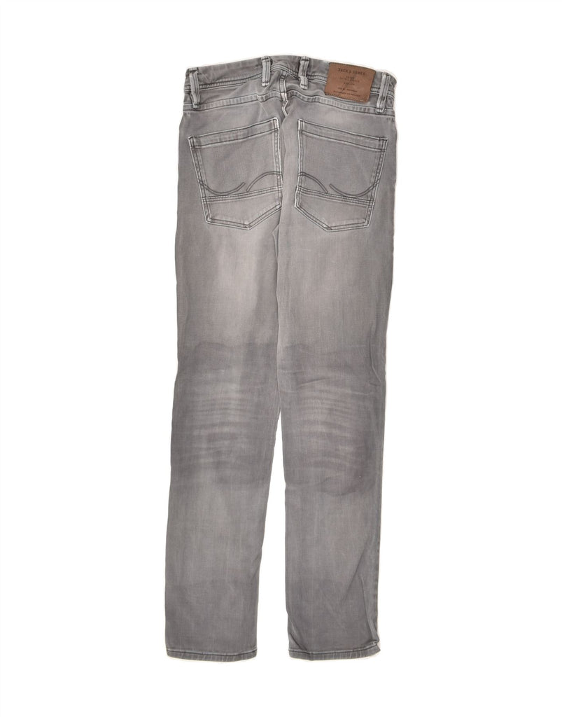 JACK & JONES Mens Tim Slim Jeans W27 L29  Grey Cotton | Vintage Jack & Jones | Thrift | Second-Hand Jack & Jones | Used Clothing | Messina Hembry 