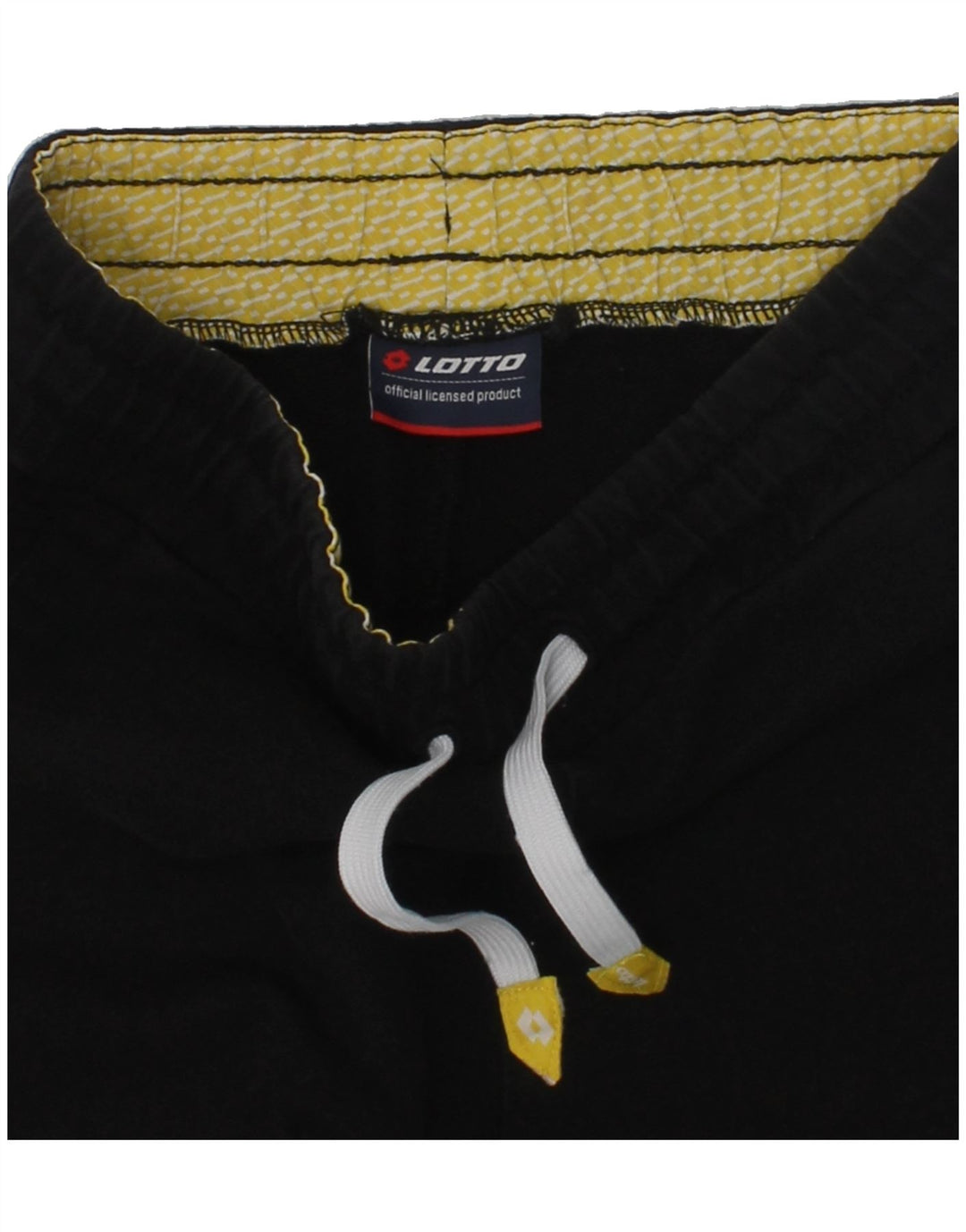 LOTTO Boys Graphic Sport Shorts 7-8 Years Black Cotton | Vintage Lotto | Thrift | Second-Hand Lotto | Used Clothing | Messina Hembry 