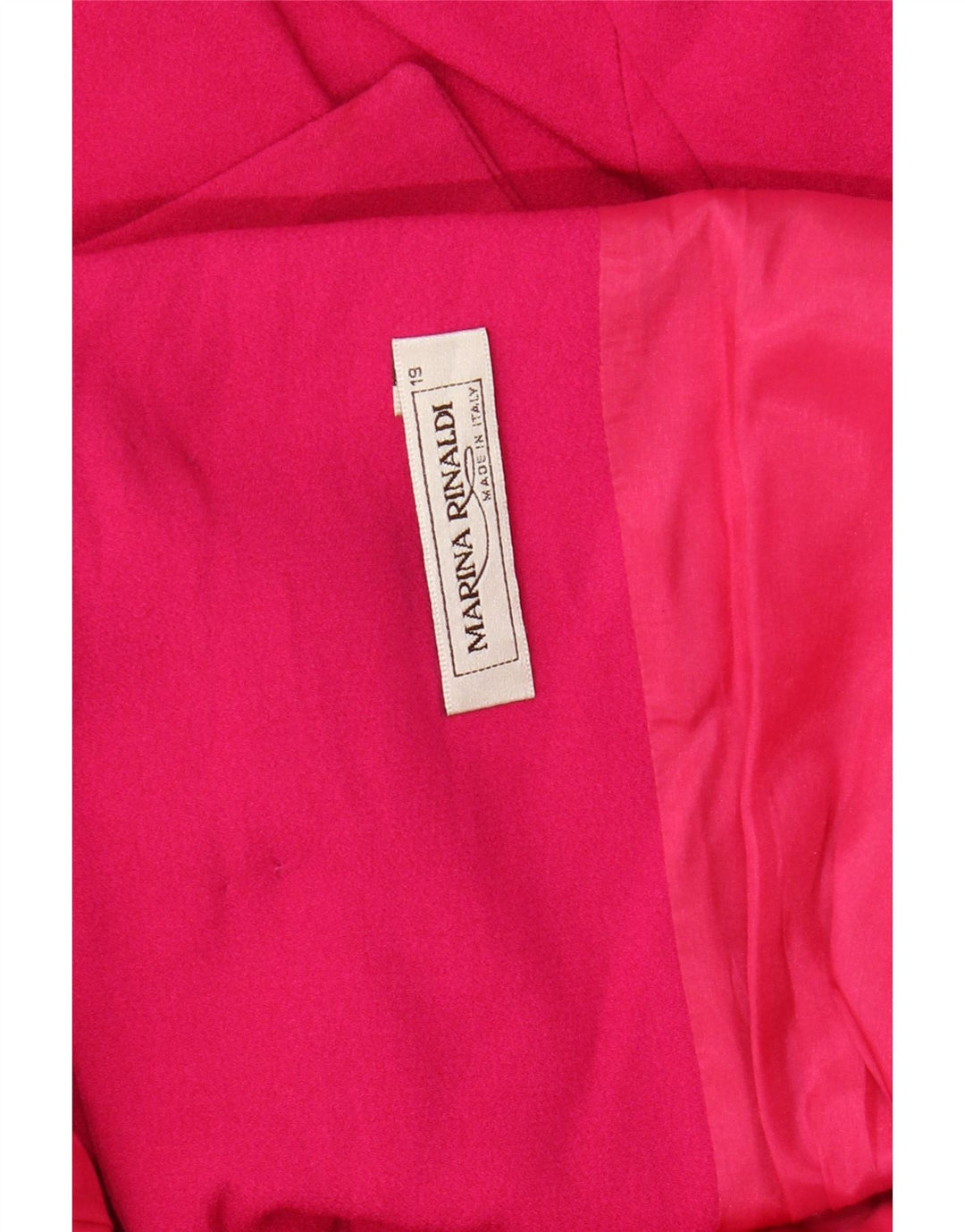 MARINA RINALDI Womens 3 Button Blazer Jacket Size 19 Small Pink