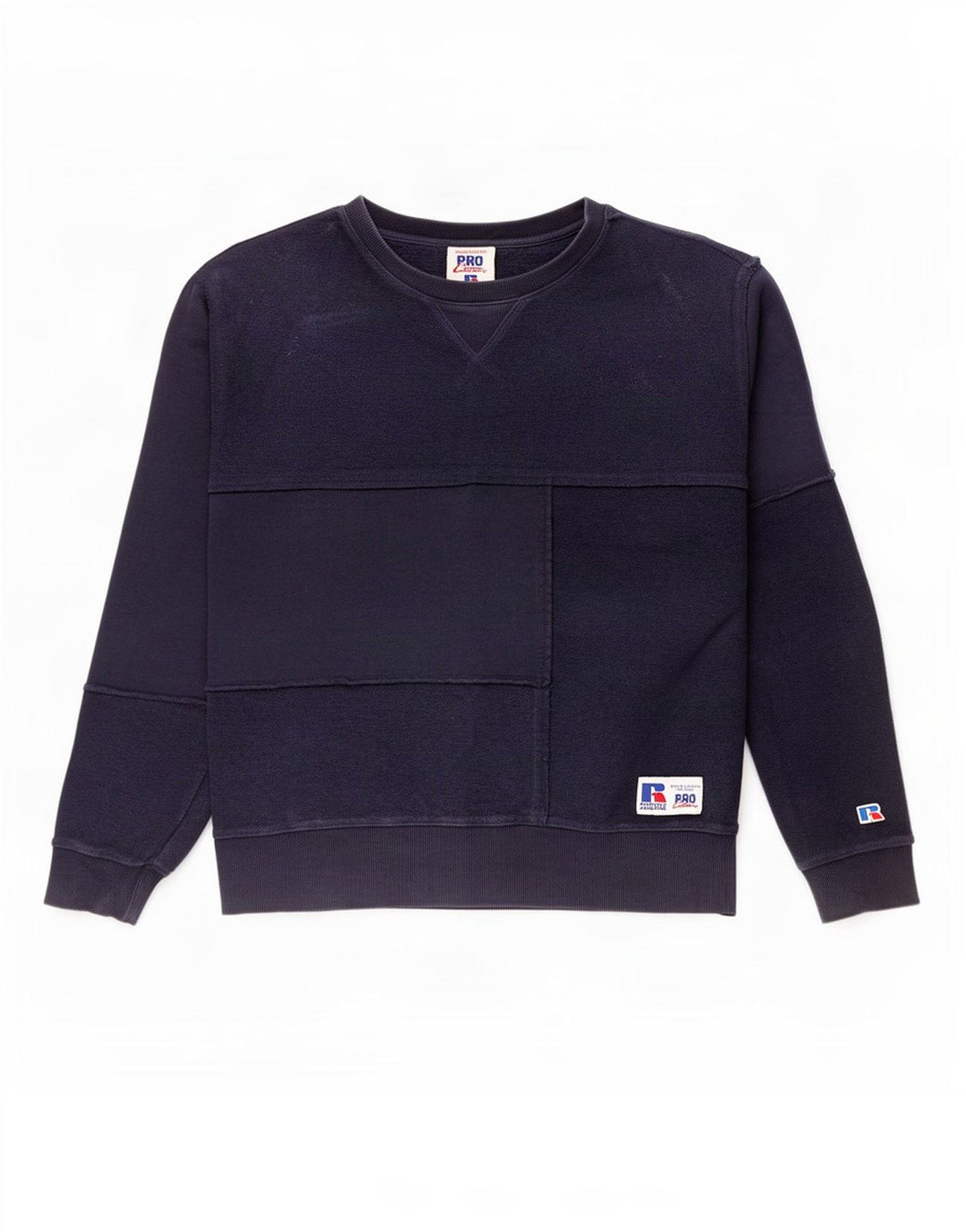 Russell Athletic Mens Sweatshirt Jumper Medium Navy Blue Cotton