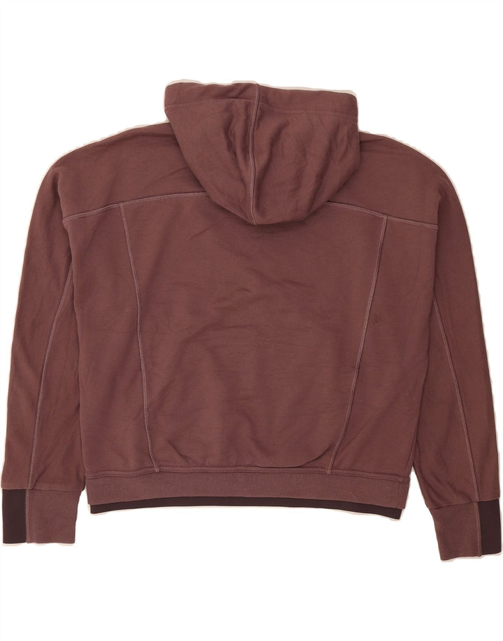 ATHLETA Womens Hoodie Jumper UK 10 Small Brown Polyester Vintage Athleta and Second-Hand Athleta from Messina Hembry 