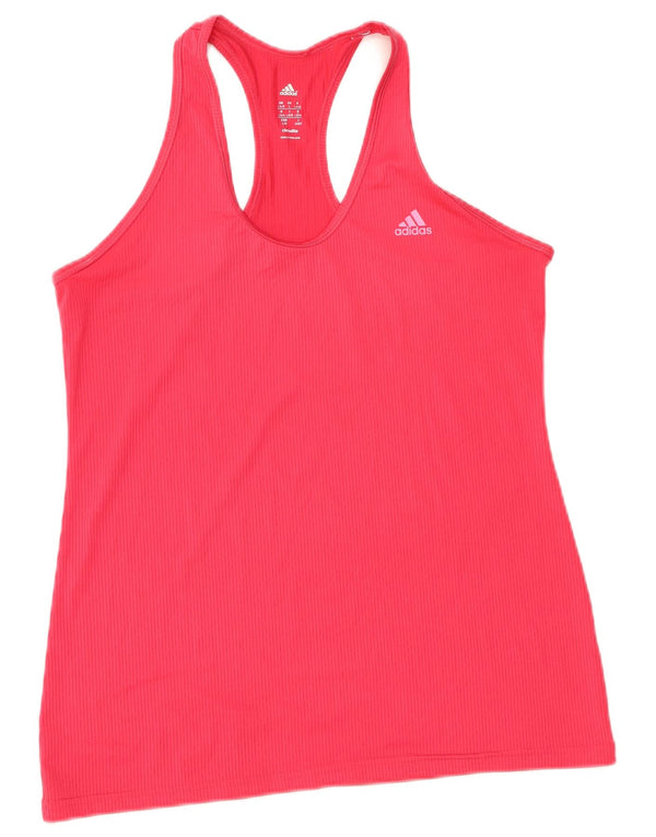 Adidas Womens Climalite Vest Top UK 16/18 Large Pink