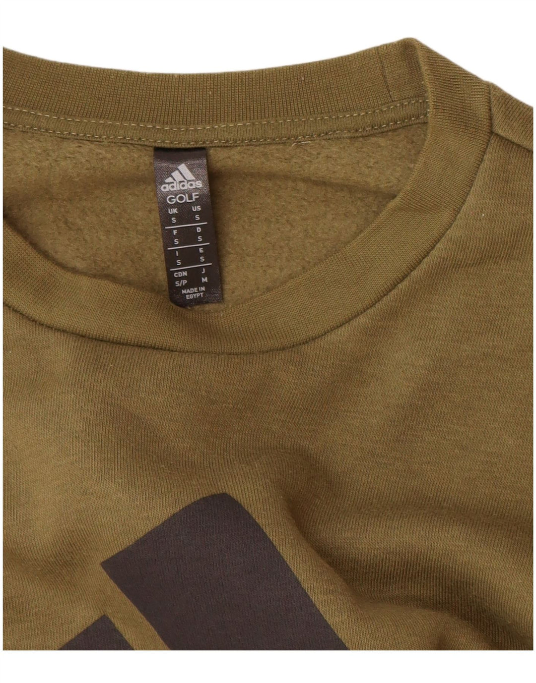 Puma Mens Graphic Sweatshirt Jumper Small Khaki Cotton