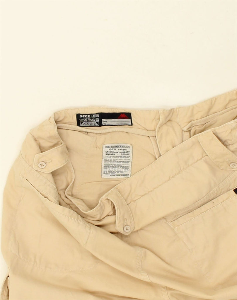 ROBE DI KAPPA Mens Straight Cargo Trousers IT 50 Large W36 L28  Beige | Vintage Robe Di Kappa | Thrift | Second-Hand Robe Di Kappa | Used Clothing | Messina Hembry 