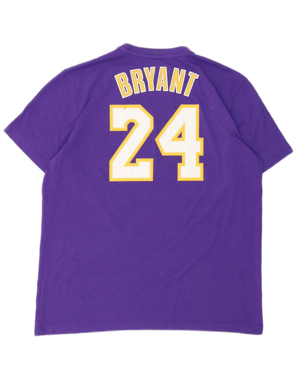 Adidas Mens Lakers Graphic T-Shirt Top XL Purple