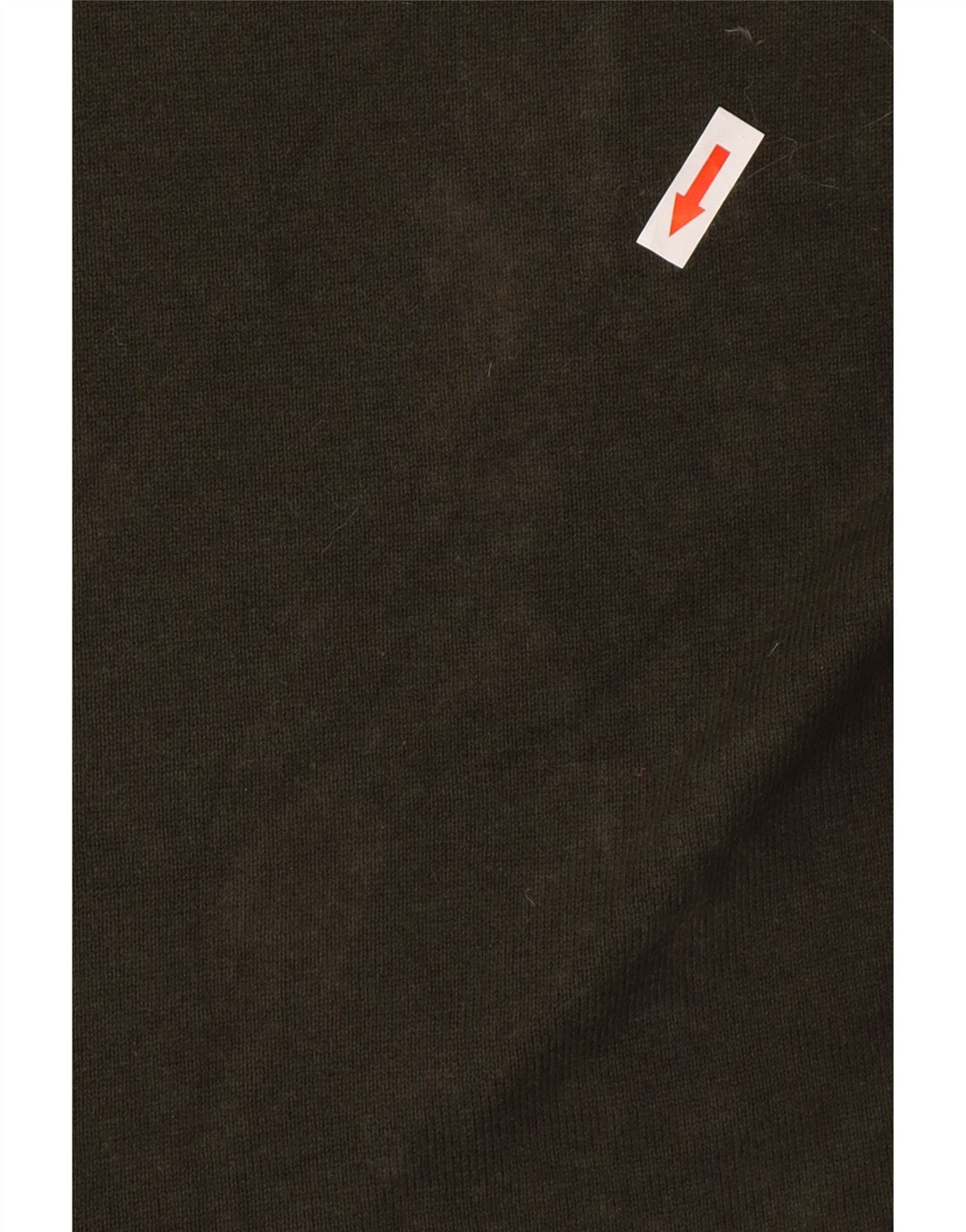 Marks & Spencer Mens Crew Neck Jumper Sweater Medium Khaki Cotton