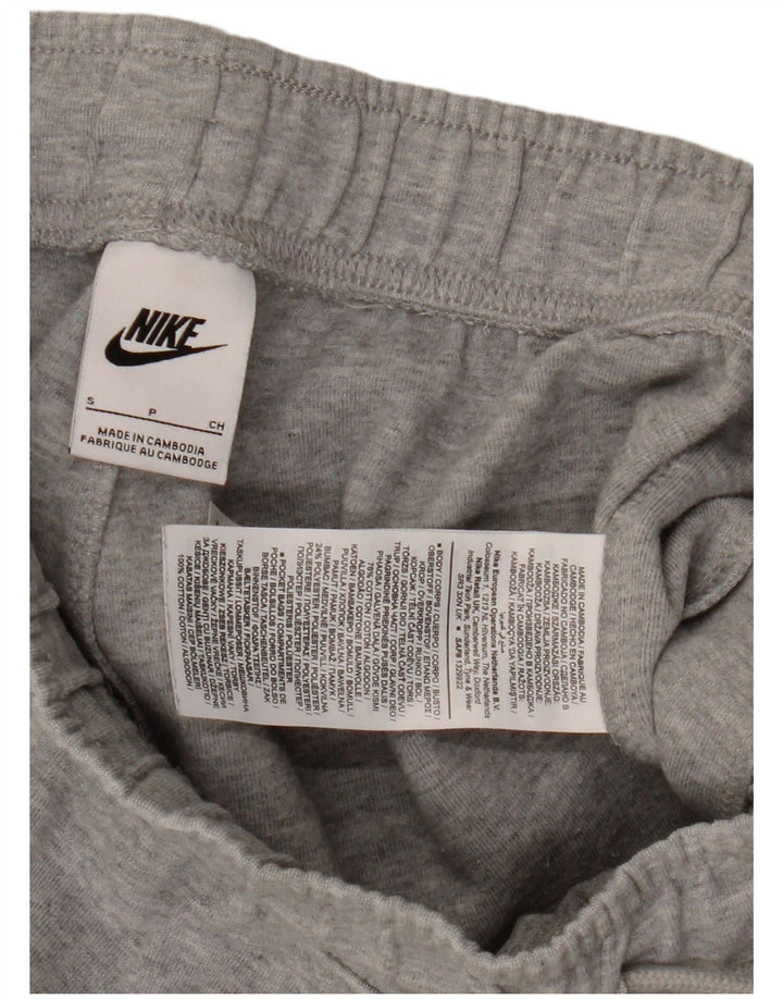 Nike Mens Tracksuit Trousers Joggers Small Grey Cotton
