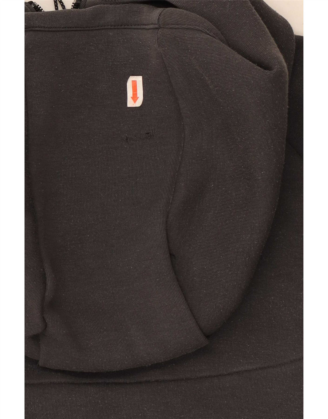 Nike Mens Zip Hoodie Sweater Medium Grey Colourblock Cotton