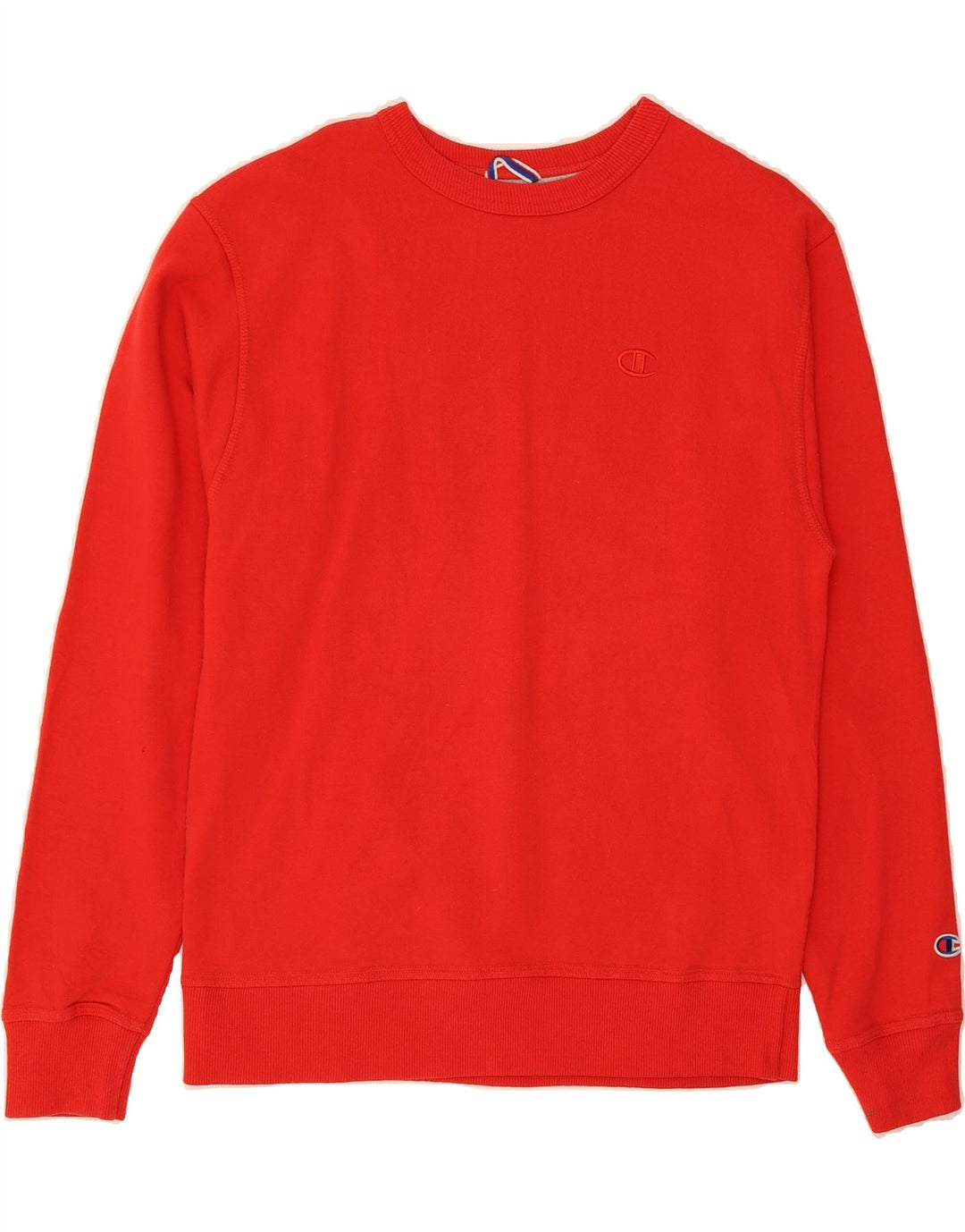 CHAMPION Mens Sweatshirt Jumper Medium Red Cotton Vintage Champion and Second-Hand Champion from Messina Hembry 
