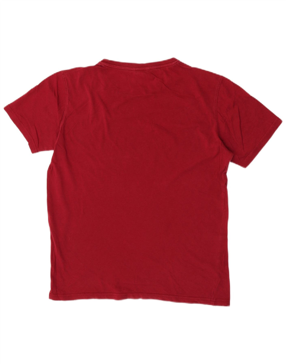 Carrera Mens Graphic T-Shirt Top Medium Burgundy