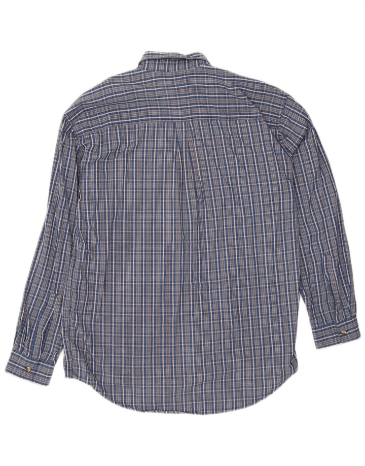 Levi's Mens Shirt Large Blue Check Cotton