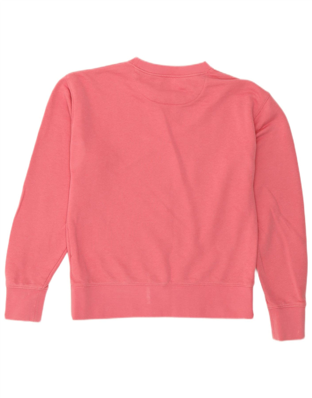 Gant Womens Oversized Sweatshirt Jumper UK 6 XS Pink Cotton