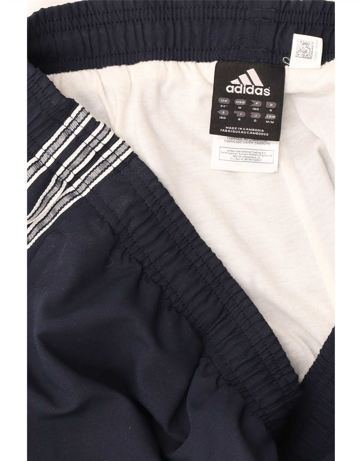 Adidas Mens Tracksuit Trousers Joggers Large Navy Blue Polyester