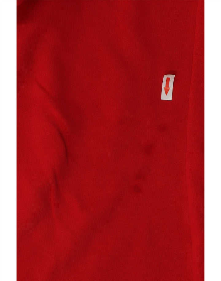 Reebok Mens Tracksuit Trousers Joggers Medium Red Cotton