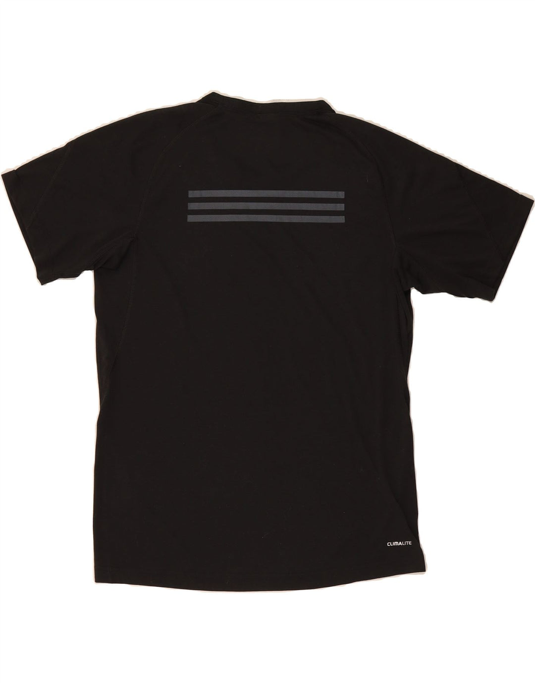 ADIDAS Mens T-Shirt Top Medium Black Polyester Vintage Adidas and Second-Hand Adidas from Messina Hembry 