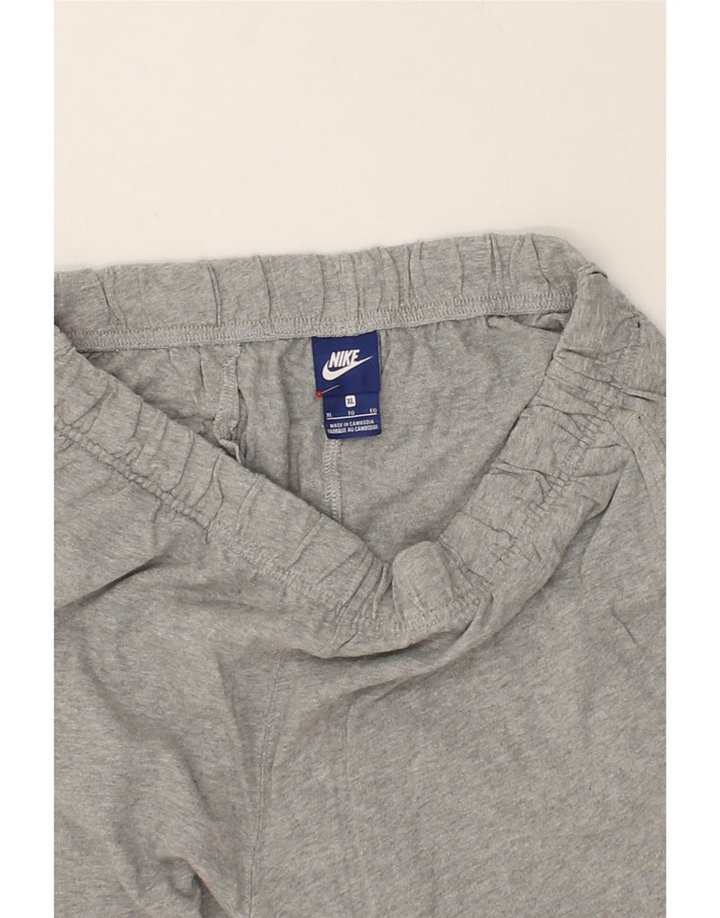 NIKE Mens Sport Shorts XL Grey Cotton | Vintage Nike | Thrift | Second-Hand Nike | Used Clothing | Messina Hembry 