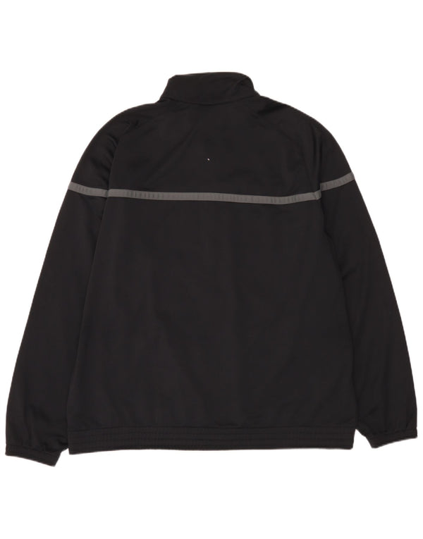 Nike Mens Tracksuit Top Jacket UK 46/48 XL Black Colourblock Polyester