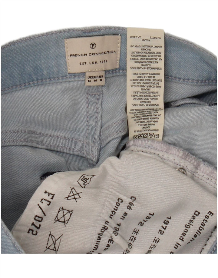 FRENCH CONNECTION Womens Slim Jeans UK 12 Medium W30 L28 Blue Cotton