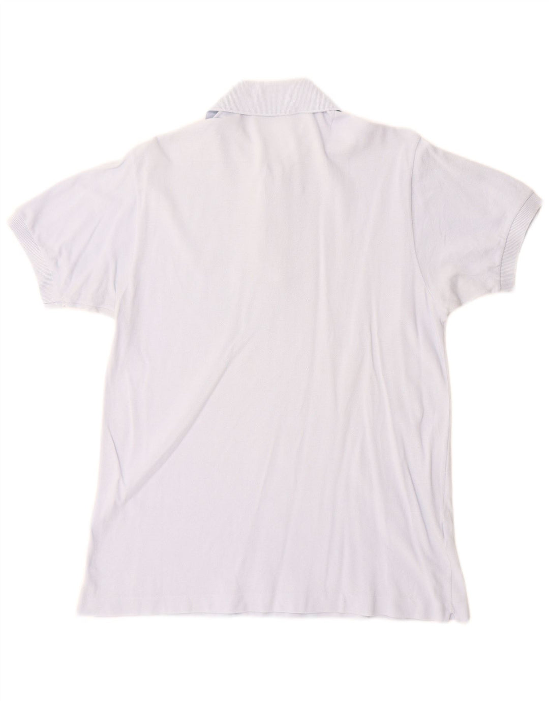 Lacoste Mens Polo Shirt Size 4 Medium Blue Cotton