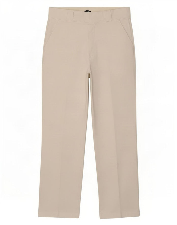 Dickies Womens Straight Chino Trousers W28 L26 White Polyester