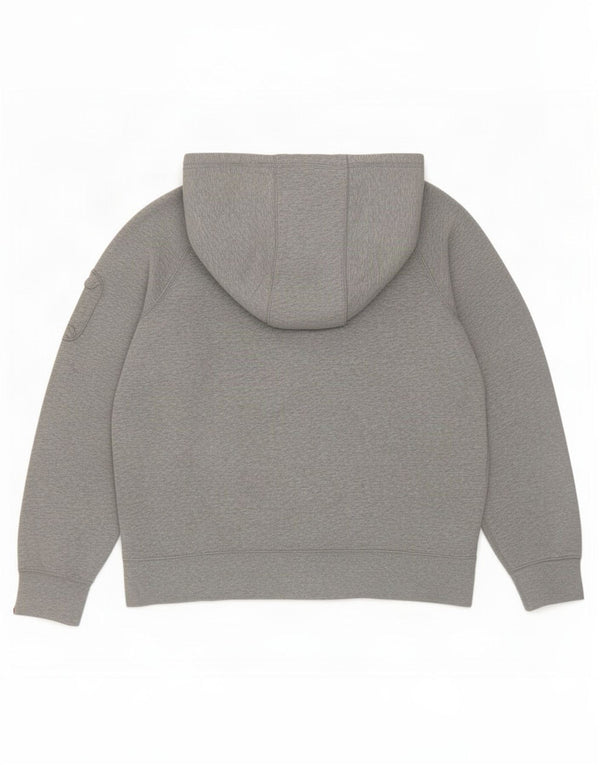 Nike Mens Zip Hoodie Sweater Large Grey Cotton