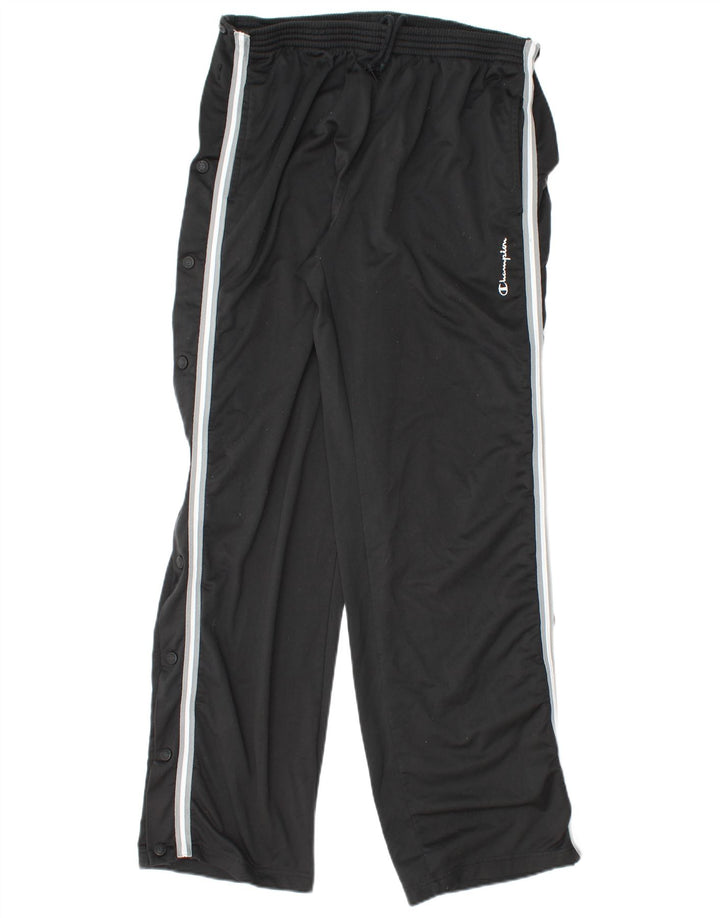Champion Mens Tracksuit Trousers XL Black Polyester