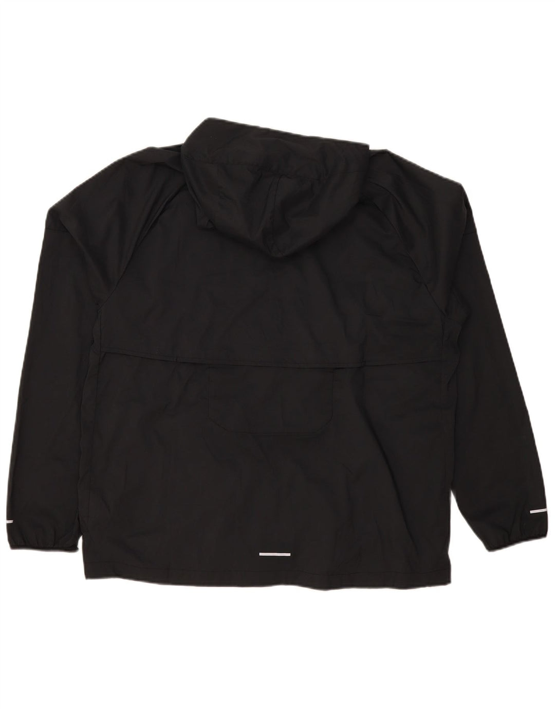 Nike Mens Hooded Tracksuit Top Jacket Large Black Polyester