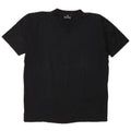 Pierre Cardin Mens T-Shirt Top Medium Black Cotton
