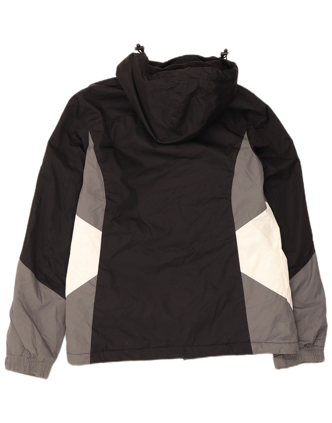 Mountain Warehouse Womens Windbreaker Jacket UK 10 Small Black Colourblock