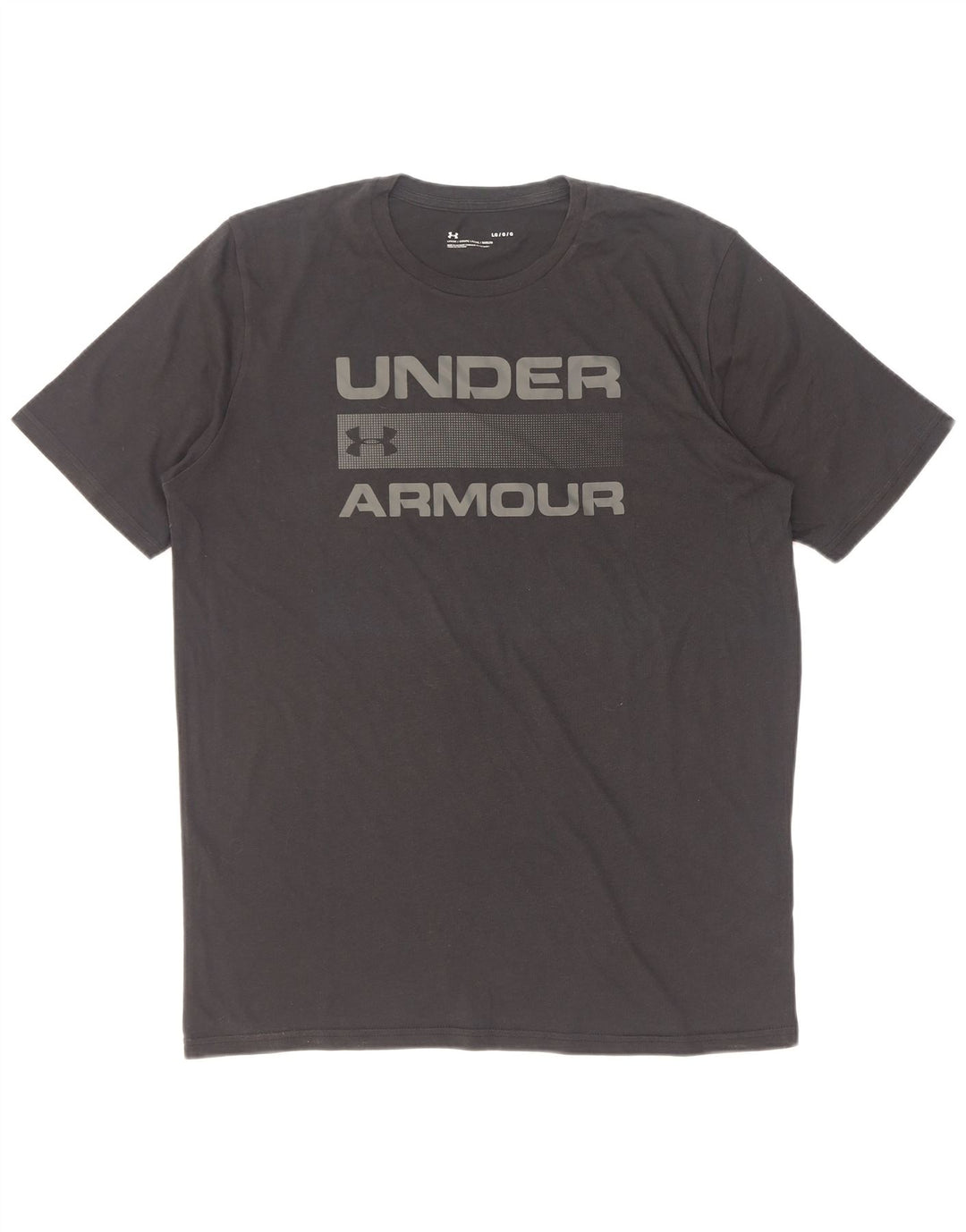 Under Armour Mens Graphic T-Shirt Top Large Black Cotton