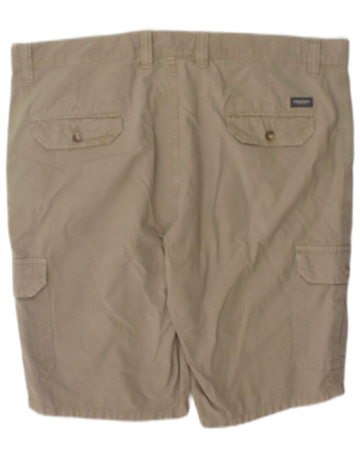 Carrera Mens Cargo Shorts W38 XL Beige Cotton