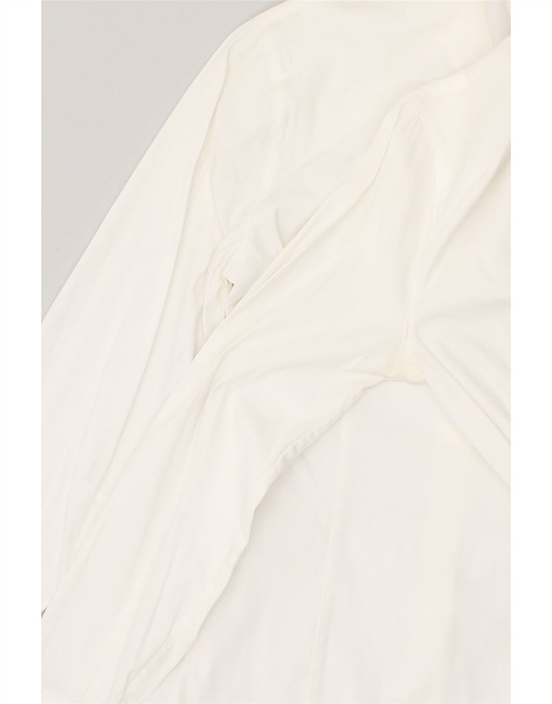 MASSIMO DUTTI Womens Shirt US 4 Small White Cotton | Vintage Massimo Dutti | Thrift | Second-Hand Massimo Dutti | Used Clothing | Messina Hembry 