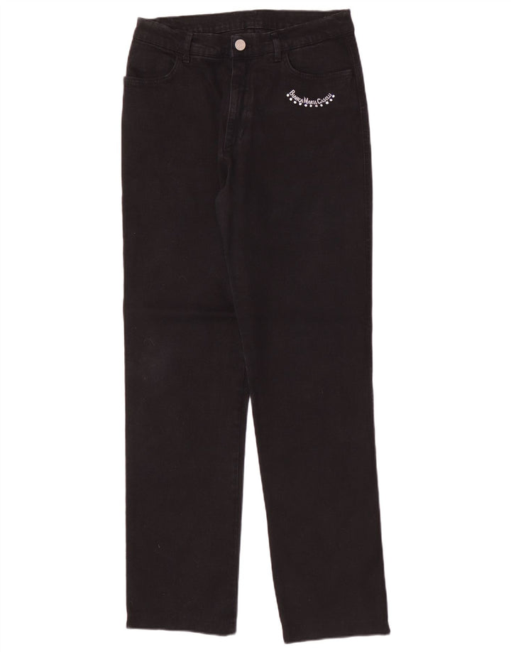 Bianca Maria Caselli Womens Straight Jeans W28 L31 Black