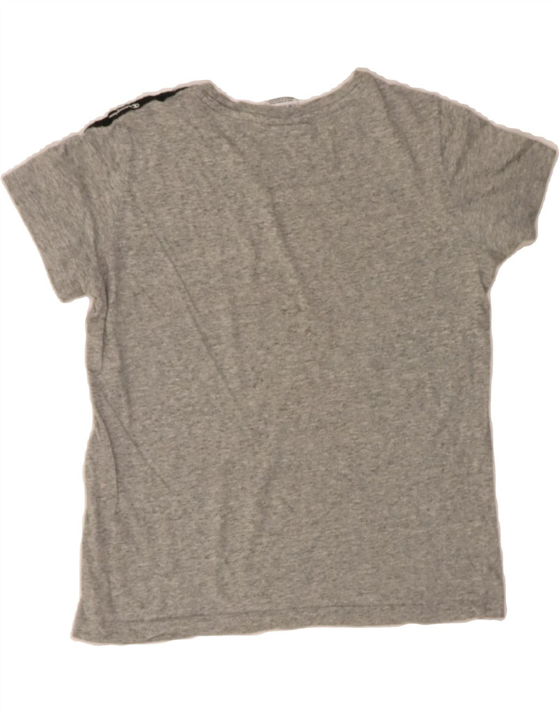 CHAMPION Womens Graphic T-Shirt Top UK 10 Small Grey Cotton Vintage Champion and Second-Hand Champion from Messina Hembry 