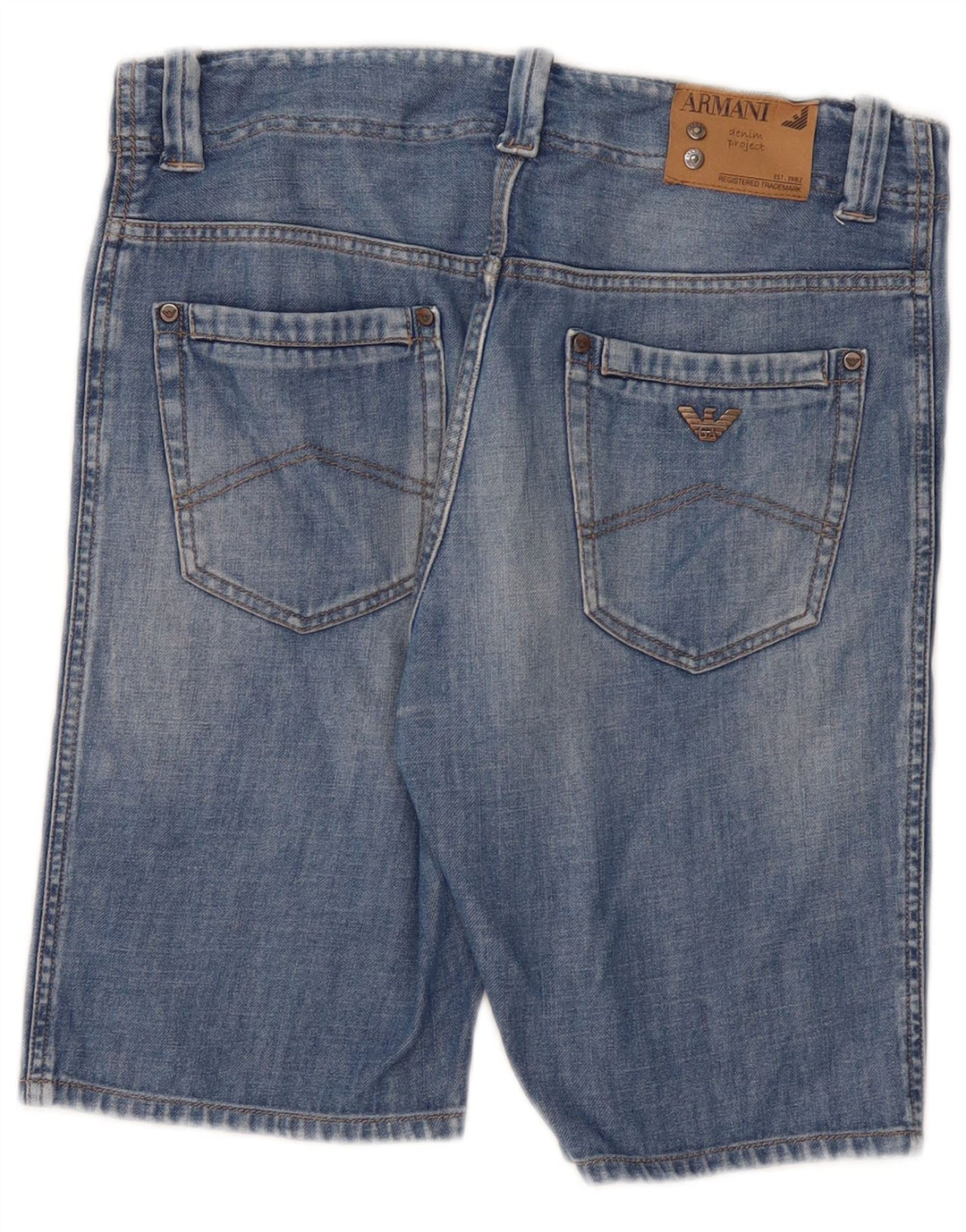 Armani Junior Boys Denim Shorts 14-15 Years W32  Blue Cotton