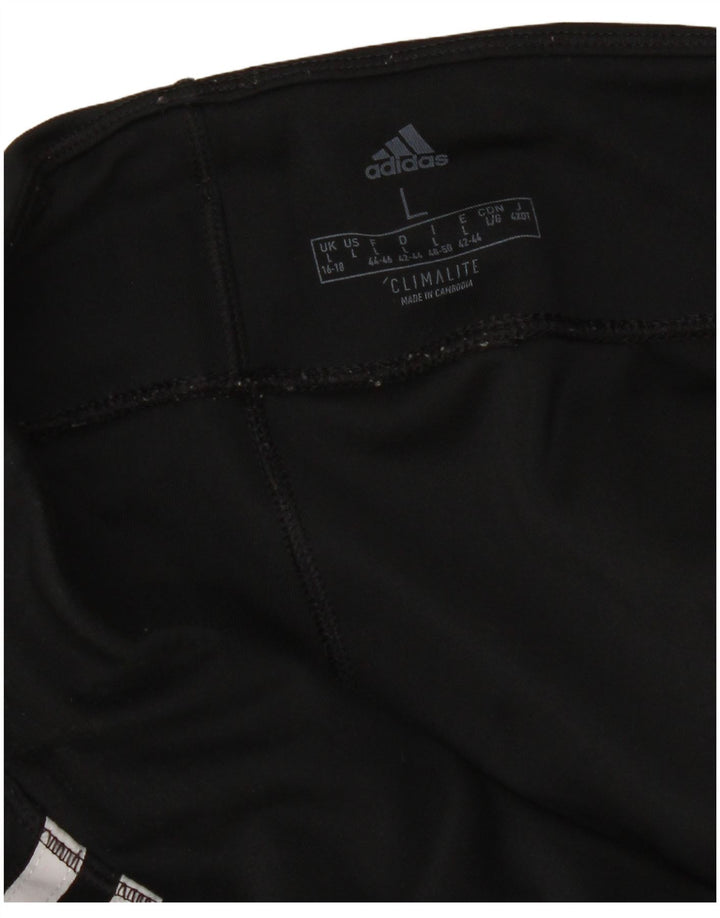 Adidas Womens Climalite Leggings UK 16/18 Large  Black