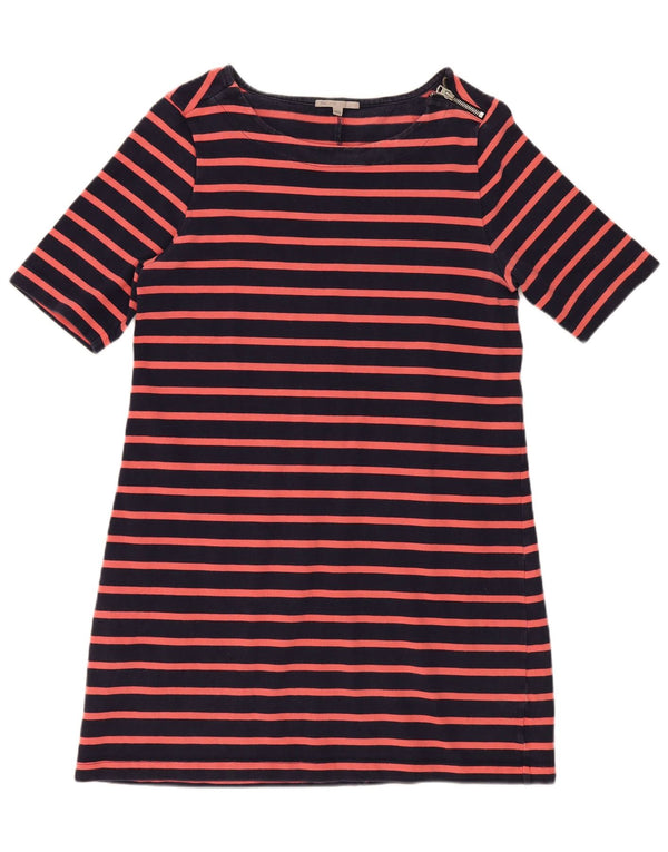 Gap Womens T-Shirt Dress UK 18 XL Navy Blue Striped