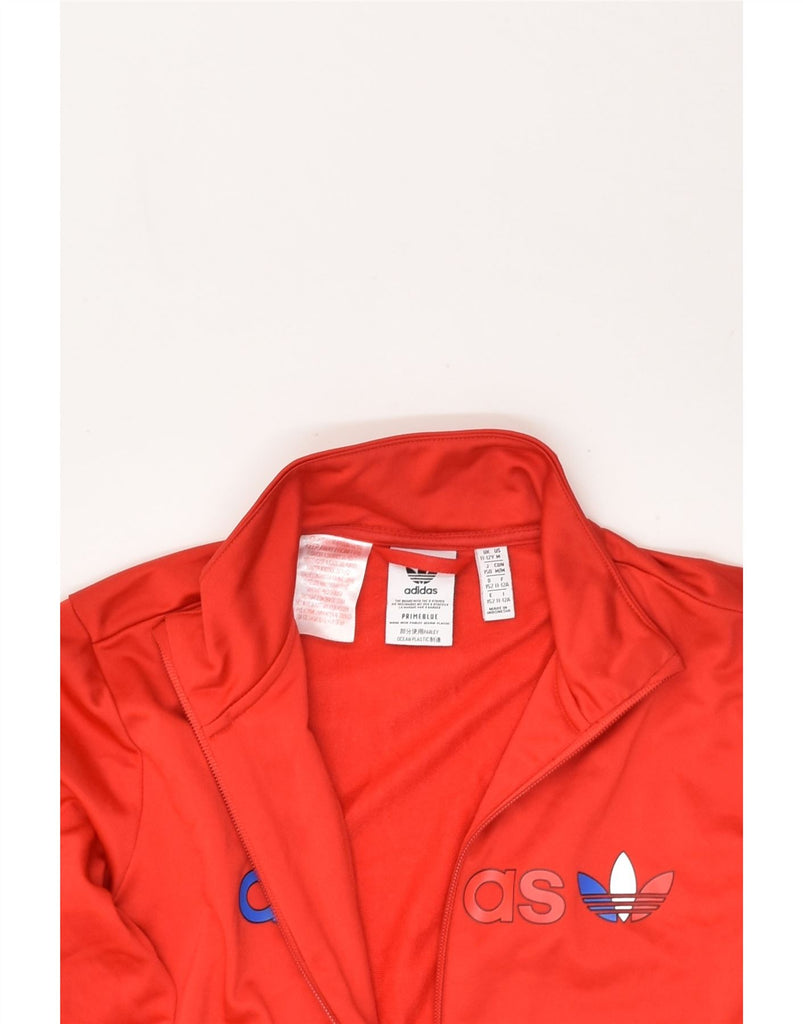 ADIDAS Girls Tracksuit Top Jacket 11-12 Years Red Polyester | Vintage Adidas | Thrift | Second-Hand Adidas | Used Clothing | Messina Hembry 