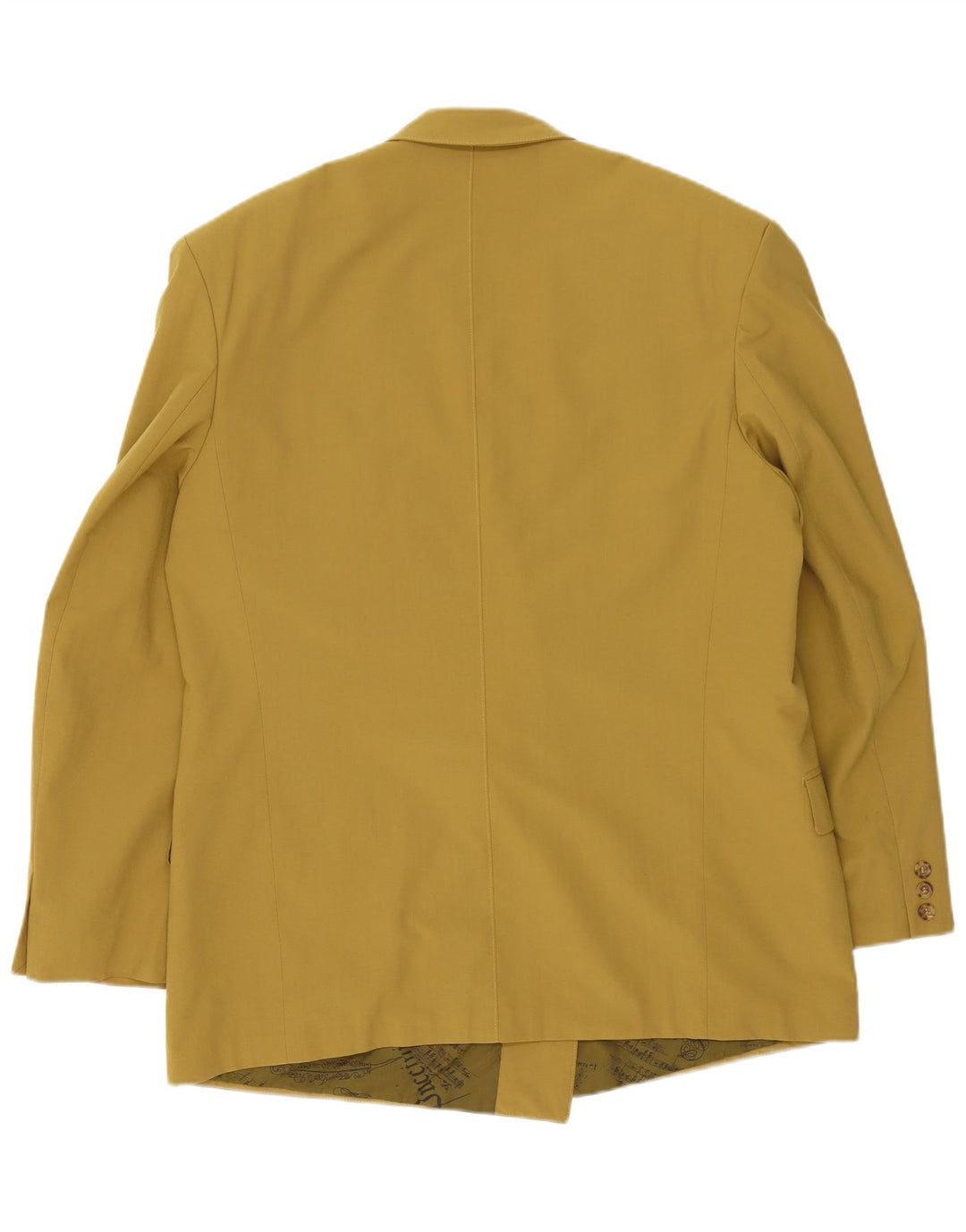 Rex Mens Double Breasted Blazer Jacket IT 54 2XL Khaki