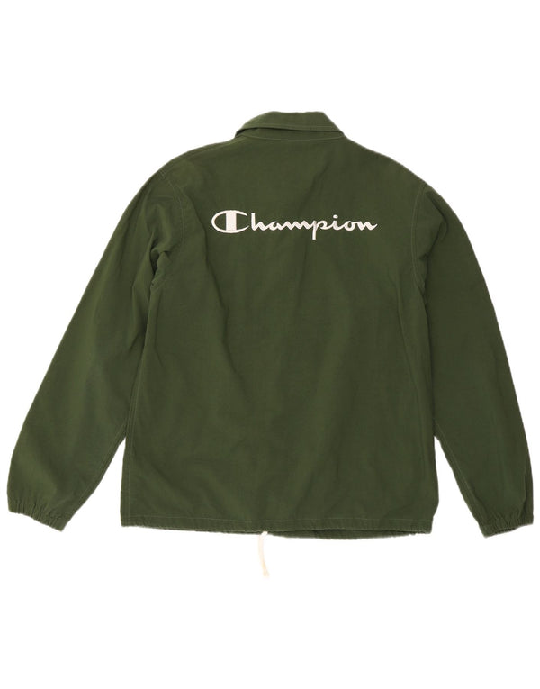 Champion Mens Tracksuit Top Jacket Small Green