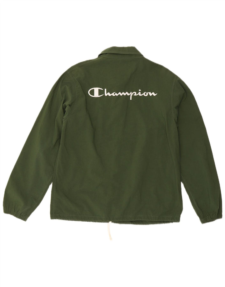 Champion Mens Tracksuit Top Jacket Small Green