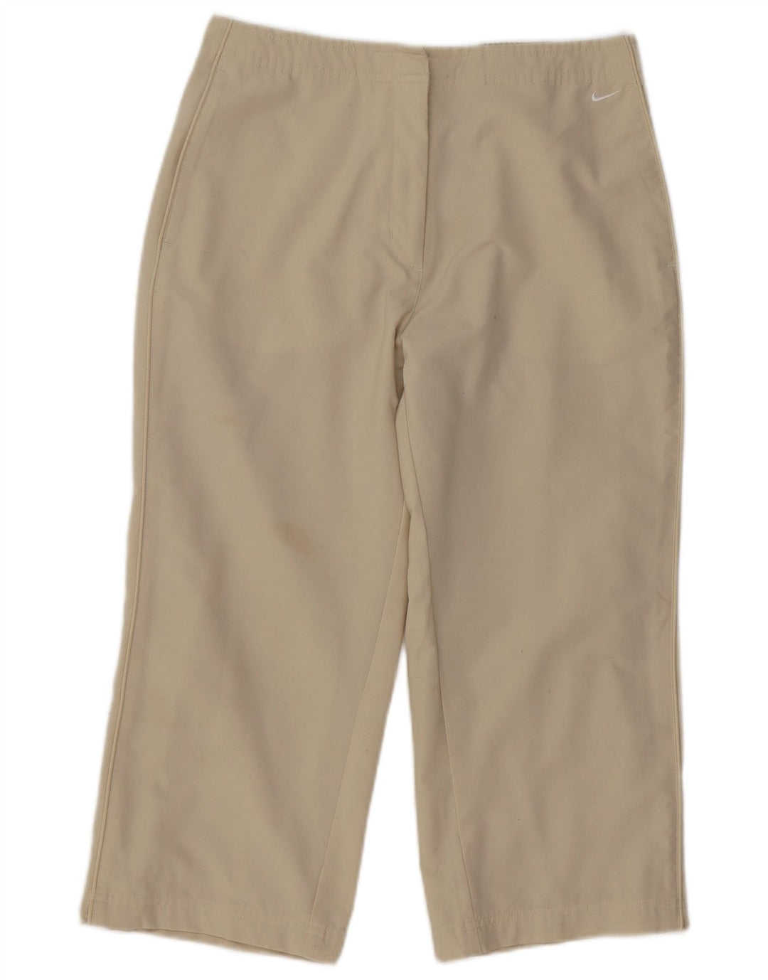 NIKE Womens Straight Capri Trousers Medium W30 L21 Beige
