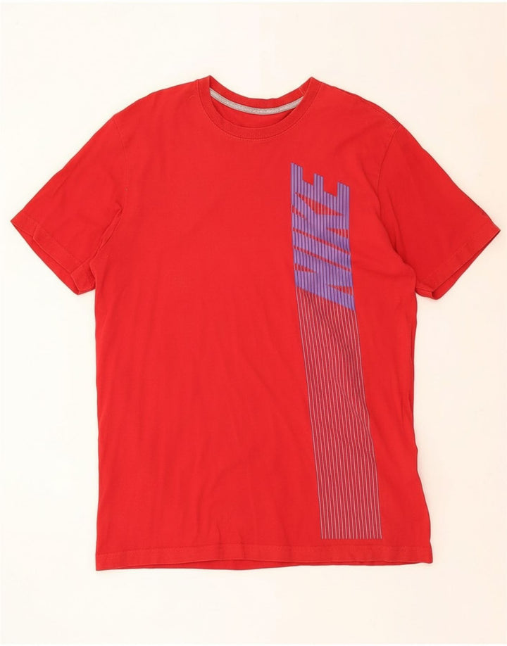 NIKE Mens Graphic T-Shirt Top Large Red