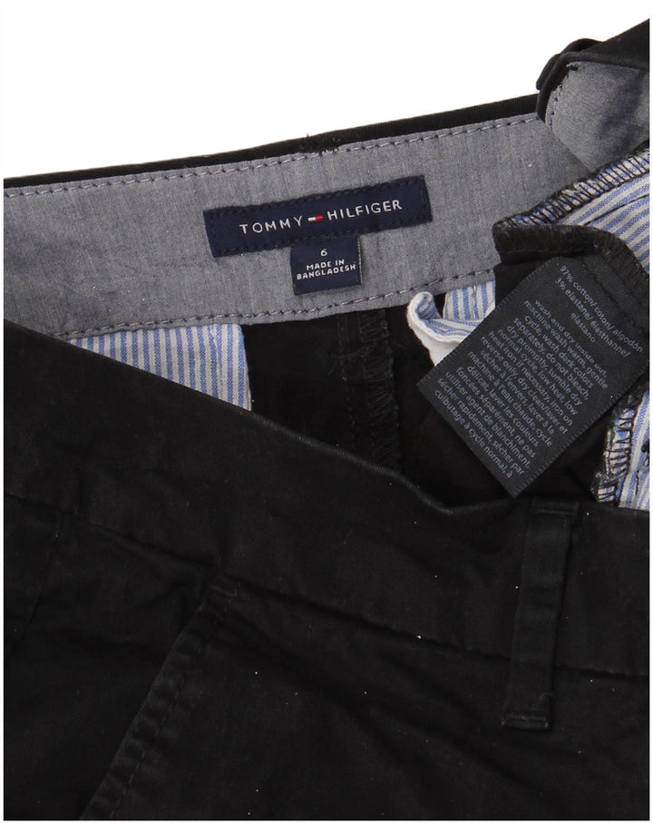 Tommy Hilfiger Womens Skinny Chino Trousers US 6 Medium W32 L29 Black