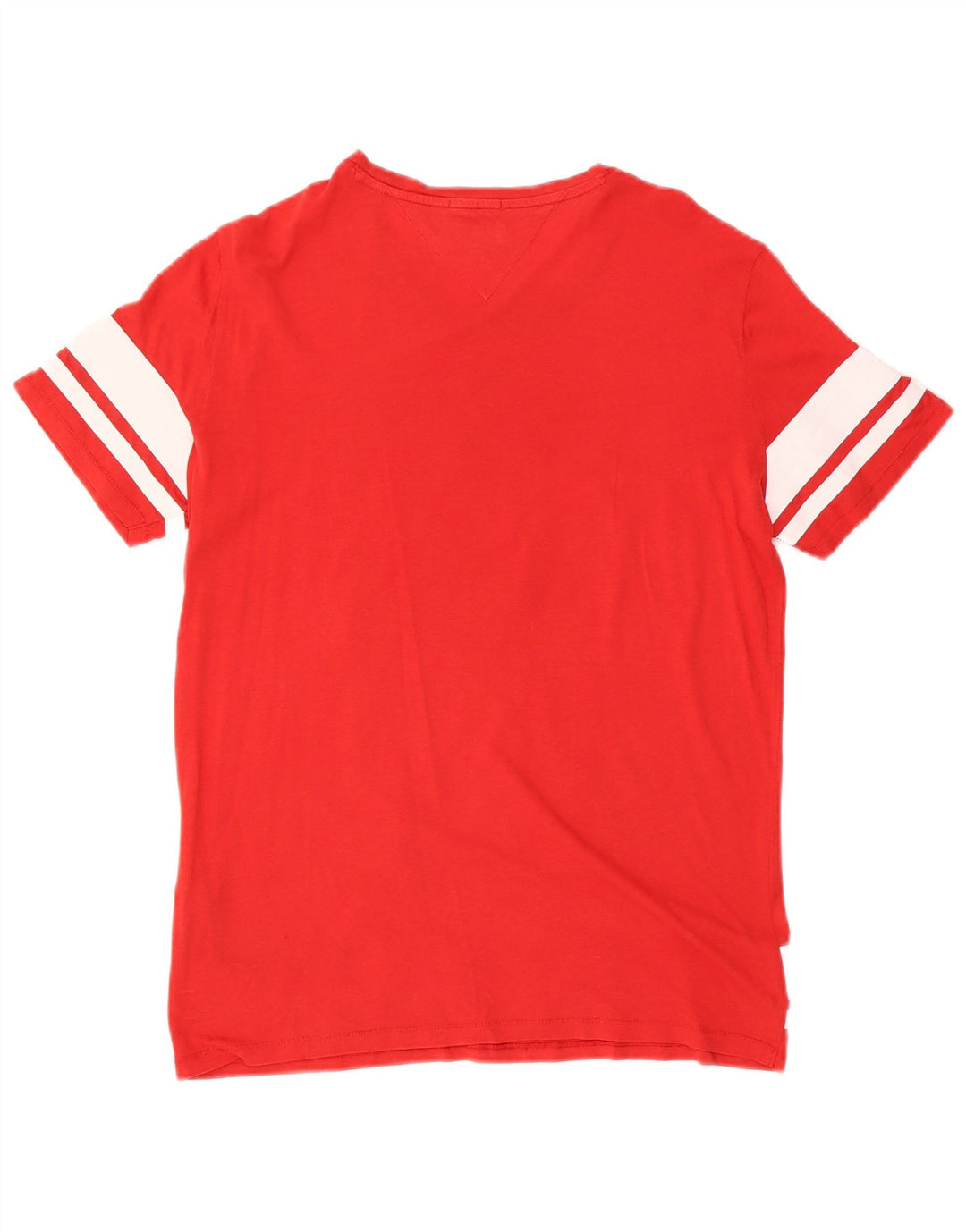Tommy Hilfiger Mens Graphic T-Shirt Top Medium Red Cotton