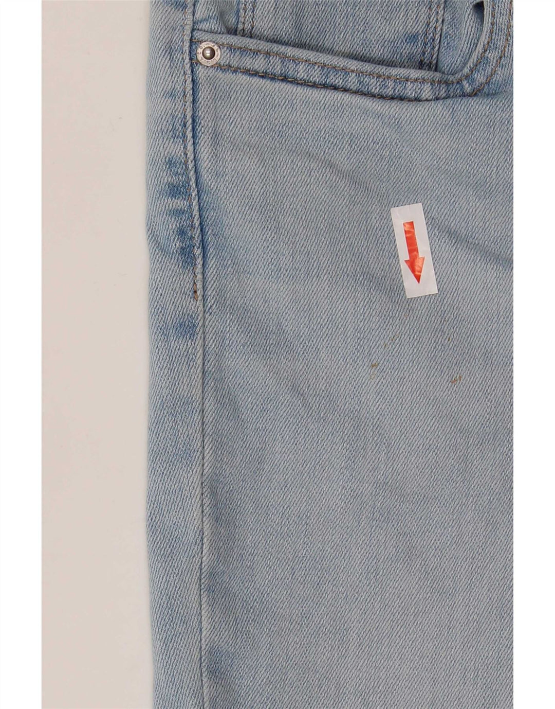 Levi's Womens 724 High Rise Denim Shorts W26 Small Blue Cotton