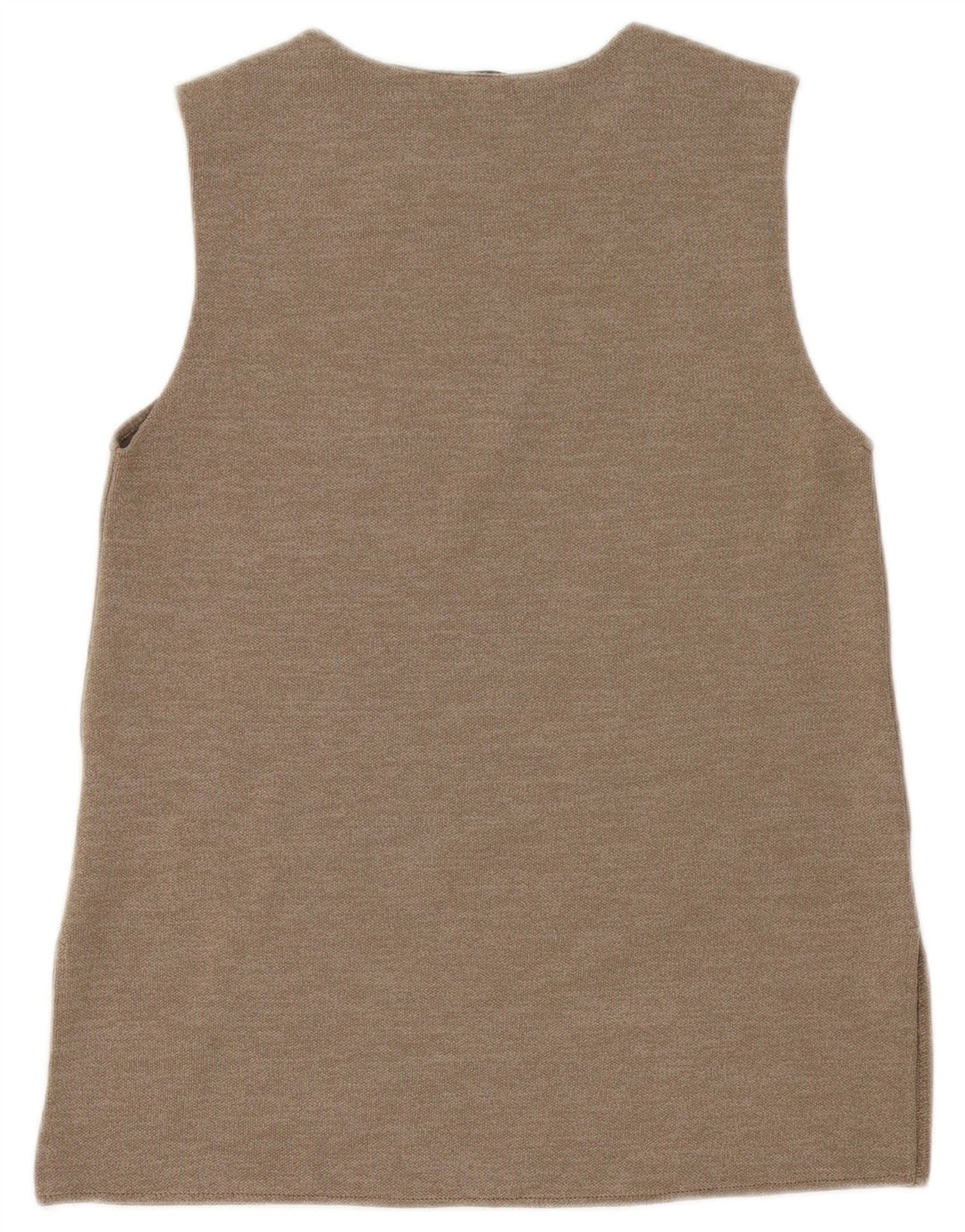 Zara Womens Vest Top UK 10 Small Beige